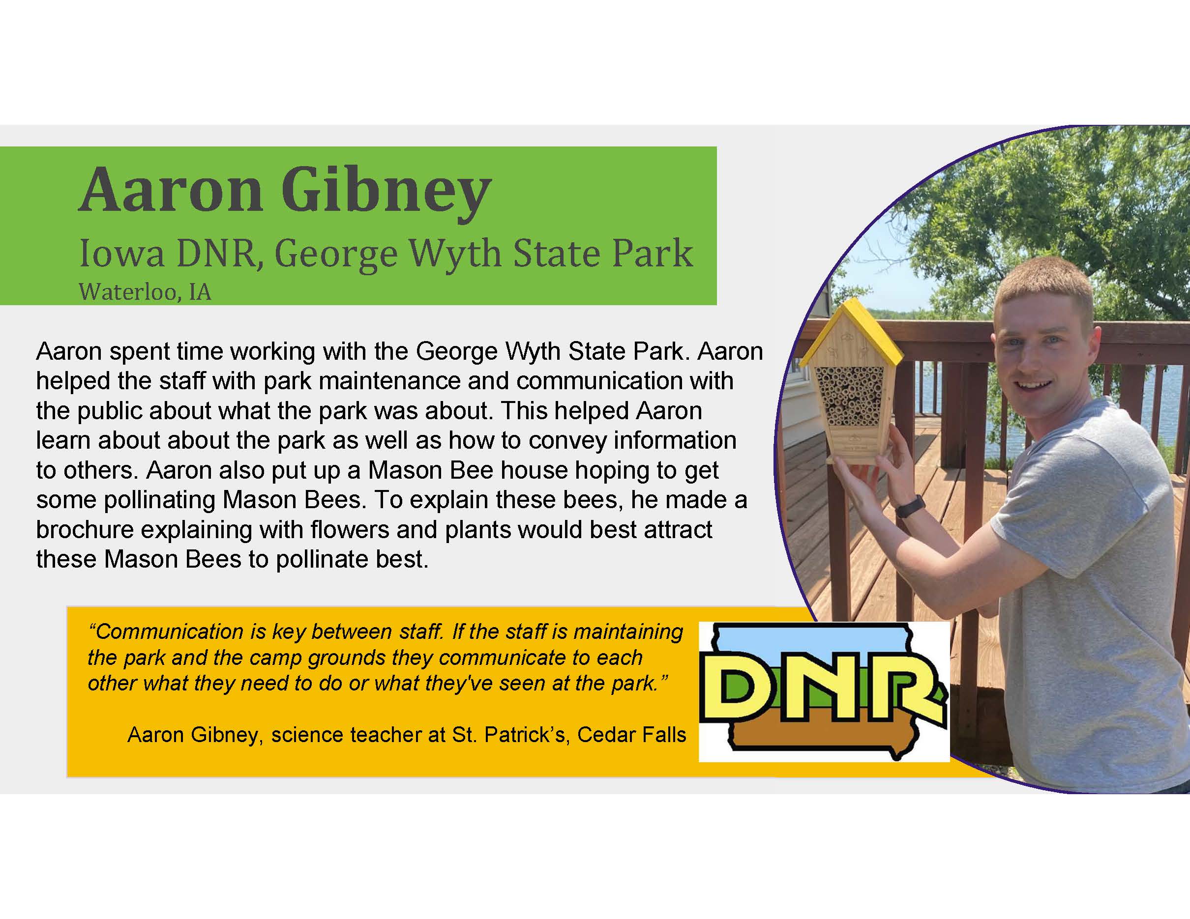 Aaron Gibney Teacher Externship